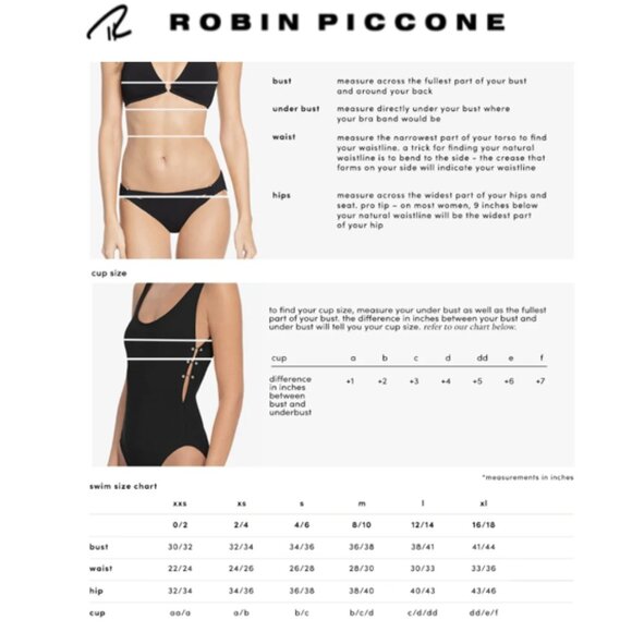 Robin Piccone Aubrey V Plunge Tummy Control One-Piece Swimsuit, Honeydew 12 NWOT - Picture 9 of 9
